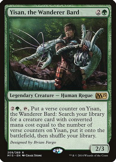 Yisan, the Wanderer Bard (209) [Magic 2015 (M15)]