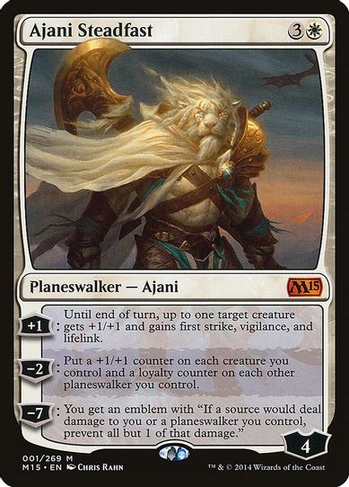 Ajani Steadfast (1) [Magic 2015 (M15)]