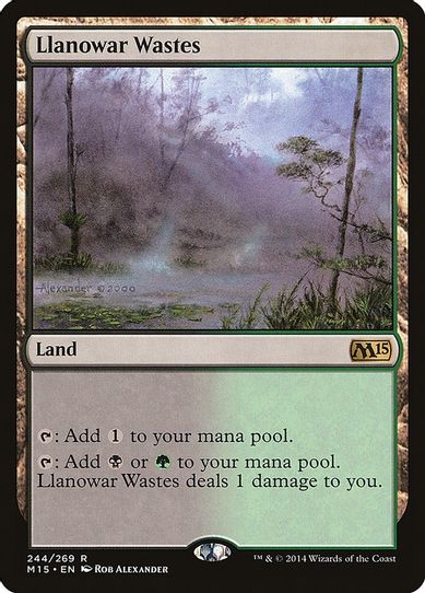 Llanowar Wastes (244) [Magic 2015 (M15)]