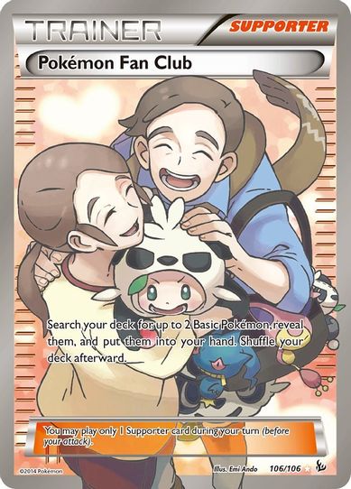 Pokemon Fan Club ( Full Art) (106/106) [XY: Flashfire]