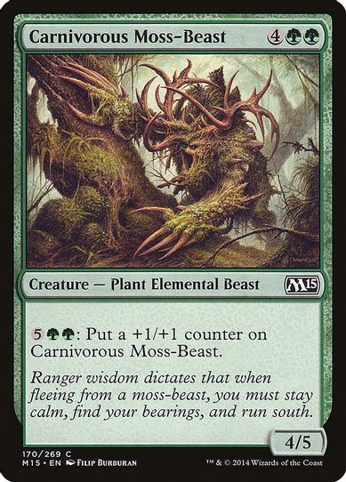 Carnivorous Moss-Beast (170) [Magic 2015 (M15)]
