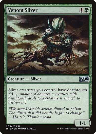 Venom Sliver (205) [Magic 2015 (M15)]