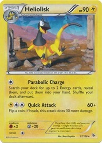 Heliolisk (XY Flashfire) (37/203) [Deck Exclusives]
