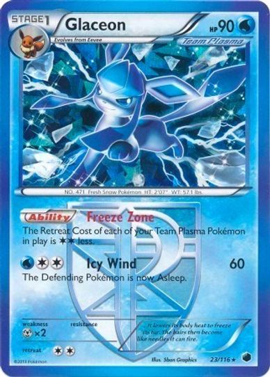 Glaceon (BW Plasma Freeze) (23/203) [Deck Exclusives]