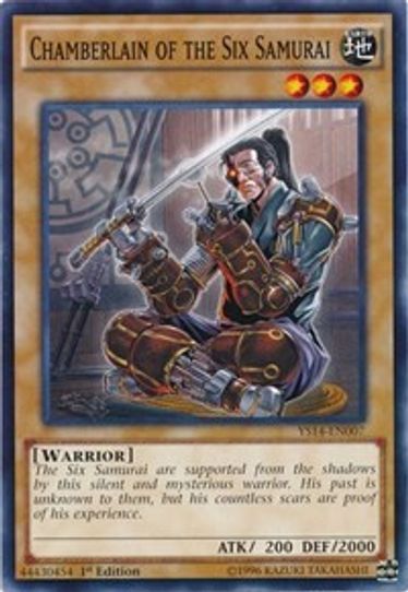 Chamberlain of the Six Samurai (YS14-EN007) [Super Starter: Space-Time Showdown]