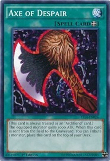 Axe of Despair (YS14-EN026) [Super Starter: Space-Time Showdown]