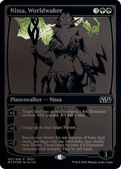 Nissa, Worldwaker (SDCC Exclusive) (187) [Media Promos]