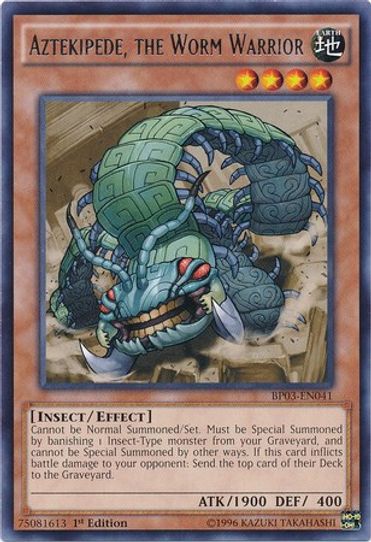 Aztekipede, the Worm Warrior (BP03-EN041) [Battle Pack 3: Monster League]