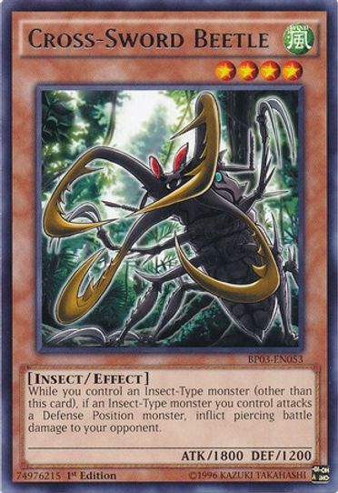 Cross-Sword Beetle (BP03-EN053) [Battle Pack 3: Monster League]