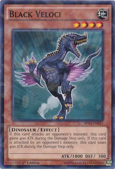 Black Veloci (Shatterfoil) (BP03-EN037) [Battle Pack 3: Monster League]