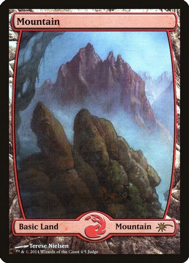 Mountain - Full Art [Judge Promos]