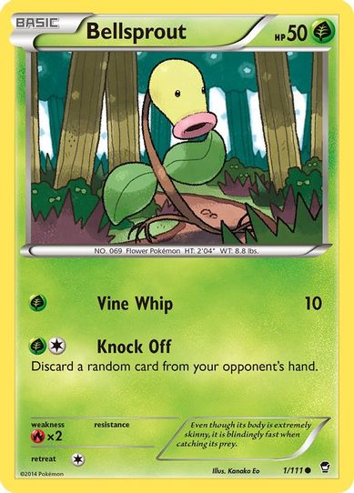 Bellsprout (1/111) [XY: Furious Fists]