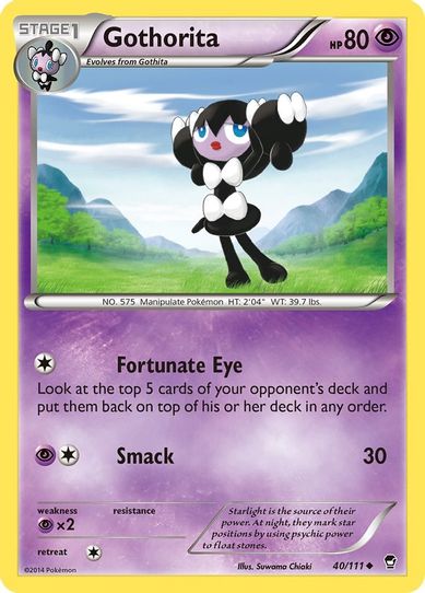 Gothorita (40/111) [XY: Furious Fists]