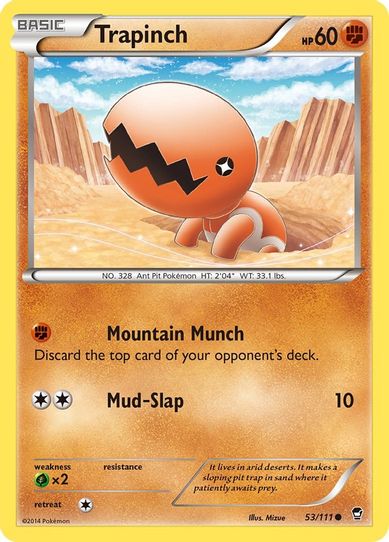 Trapinch (53/111) [XY: Furious Fists]