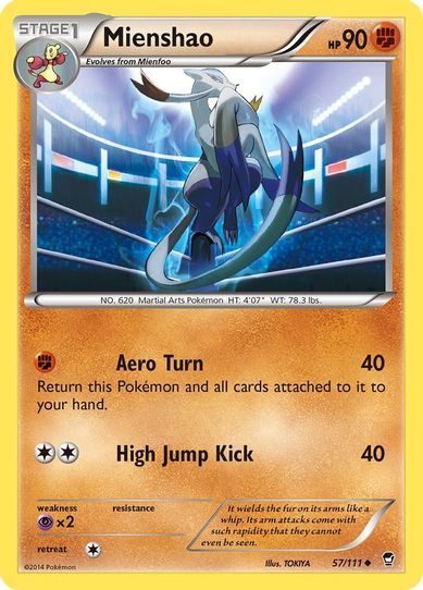 Mienshao (57/111) [XY: Furious Fists]