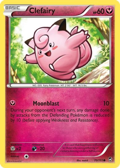 Clefairy (70/111) [XY: Furious Fists]