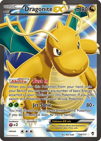 Lucario EX 107/111 Pokémon card from Furious Fists for sale at best price