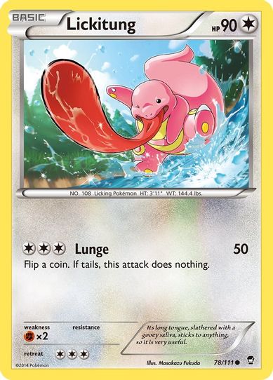 Lickitung (78/111) [XY: Furious Fists]