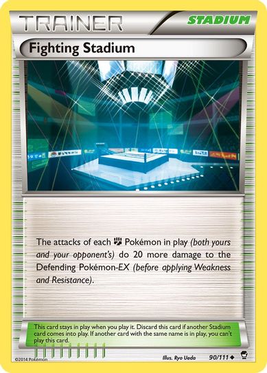 Fighting Stadium (90/111) [XY: Furious Fists]