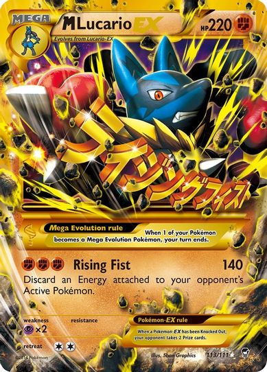 M Lucario EX (Secret) (113/111) [XY: Furious Fists]