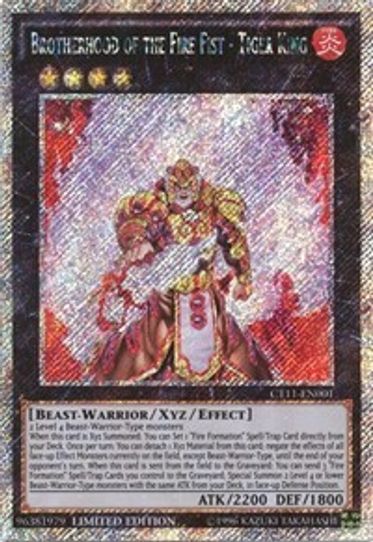 Brotherhood of the Fire Fist - Tiger King (CT11-EN001) [2014 Mega-Tins]