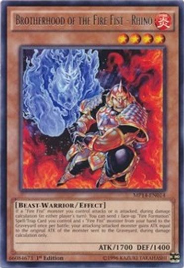 Brotherhood of the Fire Fist - Rhino (MP14-EN014) [2014 Mega-Tins Mega Pack]
