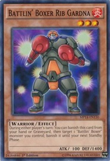 Battlin' Boxer Rib Gardna (MP14-EN130) [2014 Mega-Tins Mega Pack]