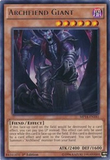 Archfiend Giant (MP14-EN181) [2014 Mega-Tins Mega Pack]