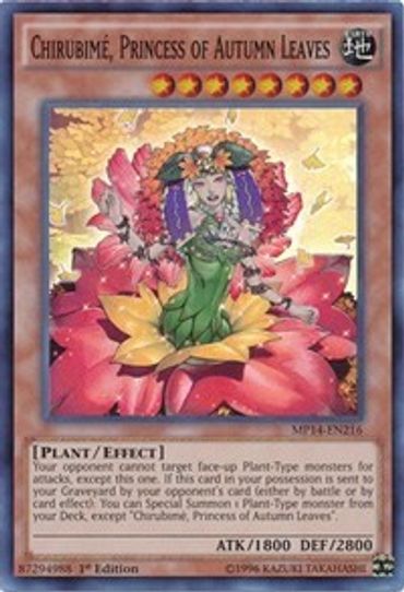 Chirubime, Princess of Autumn Leaves (MP14-EN216) [2014 Mega-Tins Mega Pack]