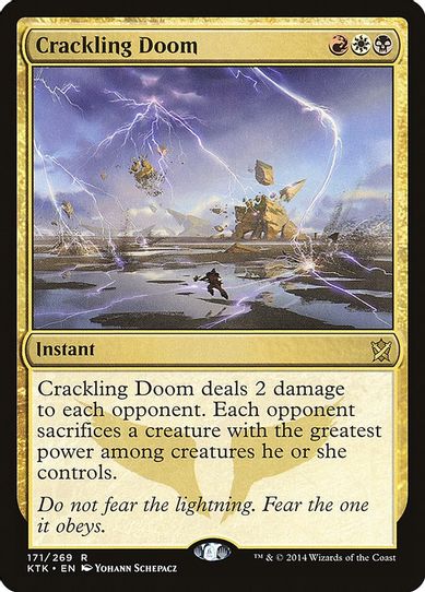 Crackling Doom (171) [Khans of Tarkir]
