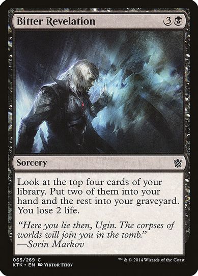 Bitter Revelation (65) [Khans of Tarkir]