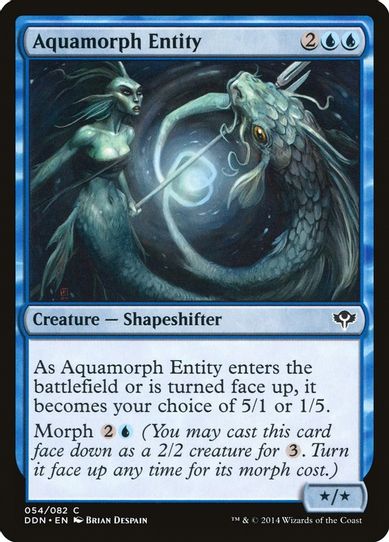 Aquamorph Entity (54) [Duel Decks: Speed vs. Cunning]