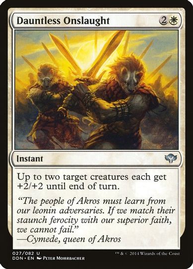Dauntless Onslaught (6) [Duel Decks: Speed vs. Cunning]