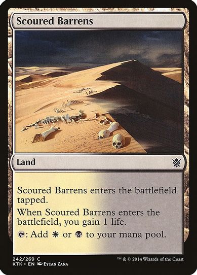 Scoured Barrens (242) [Khans of Tarkir]