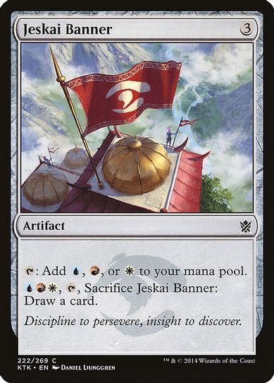 Jeskai Banner (222) [Khans of Tarkir]