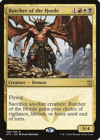 Butcher of the Horde (168) [Khans of Tarkir]