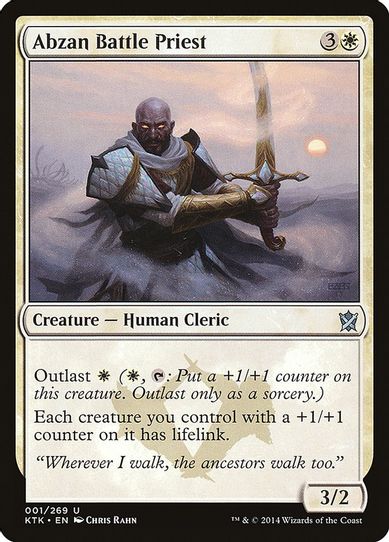 Abzan Battle Priest (1) [Khans of Tarkir]