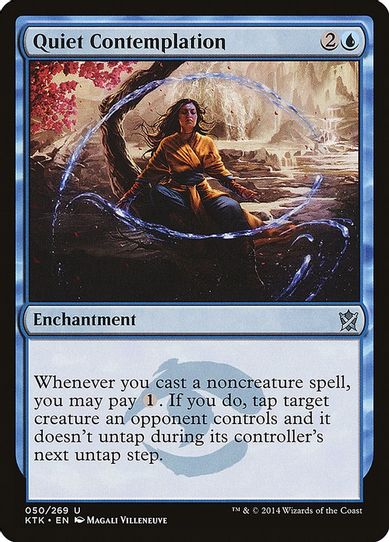 Quiet Contemplation (50) [Khans of Tarkir]