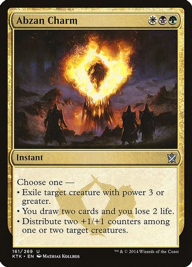 Abzan Charm (161) [Khans of Tarkir]