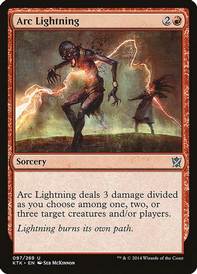 Arc Lightning (97) [Khans of Tarkir]