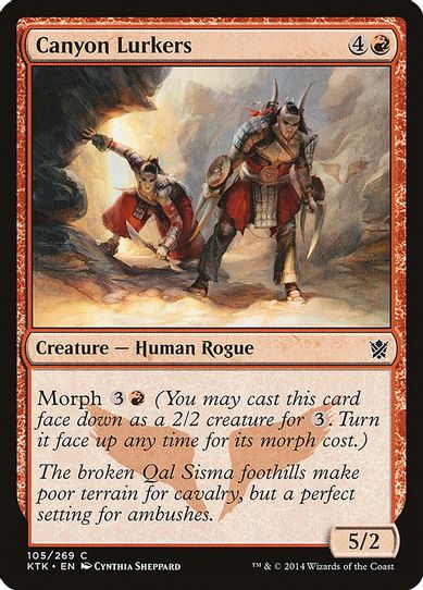 Canyon Lurkers (105) [Khans of Tarkir]
