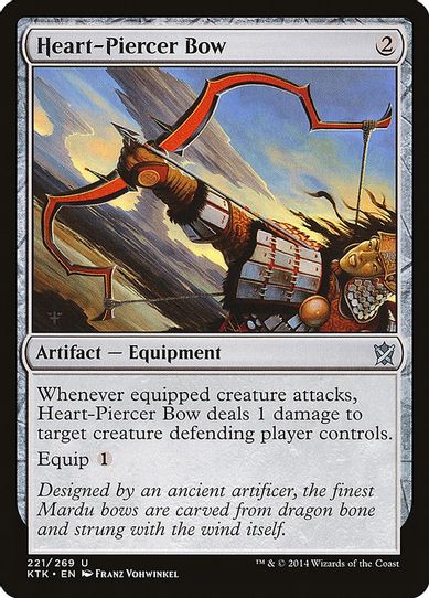 Heart-Piercer Bow (221) [Khans of Tarkir]