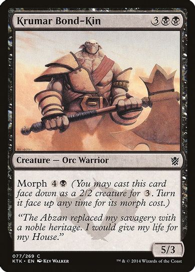 Krumar Bond-Kin (77) [Khans of Tarkir]