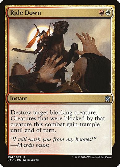 Ride Down (194) [Khans of Tarkir]