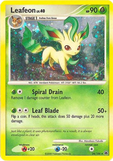 Leafeon (DP Majestic Dawn) (24/203) [Deck Exclusives]