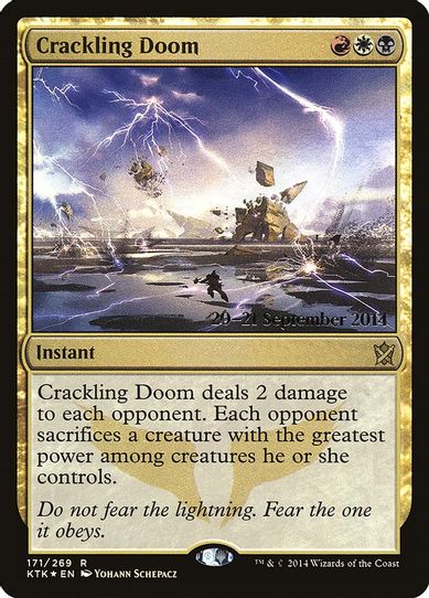 Crackling Doom (171) [Prerelease Cards]