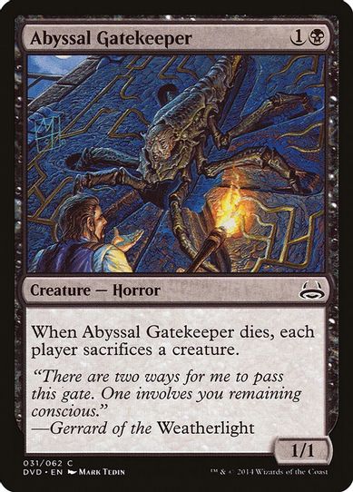 Abyssal Gatekeeper [Duel Decks: Anthology]