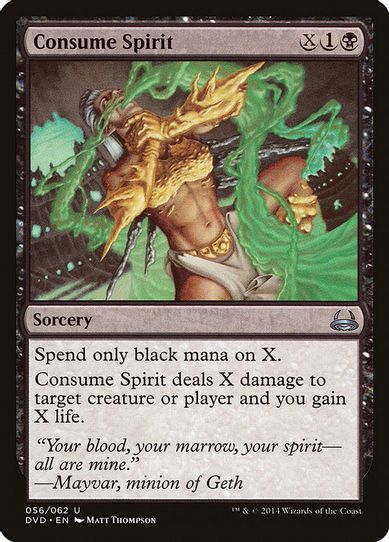 Consume Spirit [Duel Decks: Anthology]