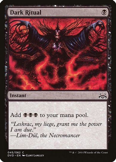 Dark Ritual [Duel Decks: Anthology]