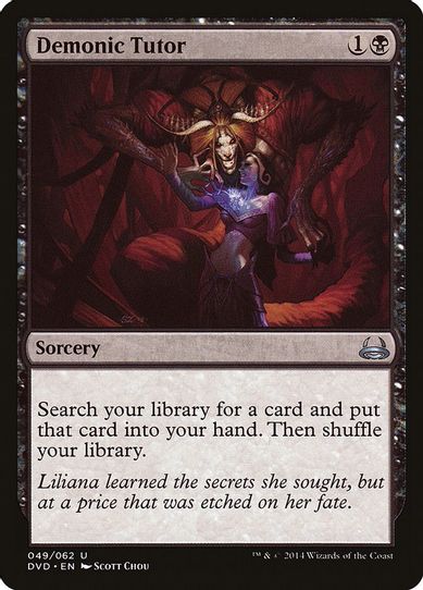 Demonic Tutor [Duel Decks: Anthology]